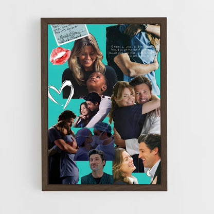 ap-greys anatomy-3 cadre Bois foncé