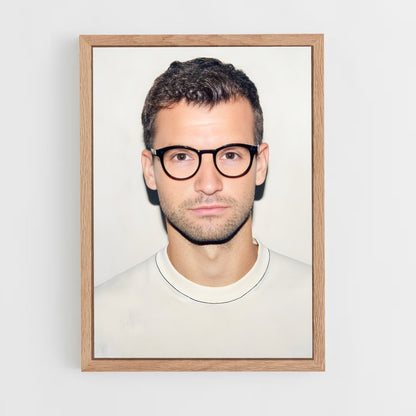 ap-grigor dimitrov-10 cadre Bois clair