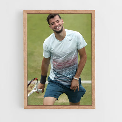 ap-grigor dimitrov-4 cadre Bois clair