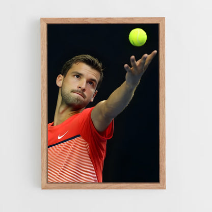 ap-grigor dimitrov-7 cadre Bois clair