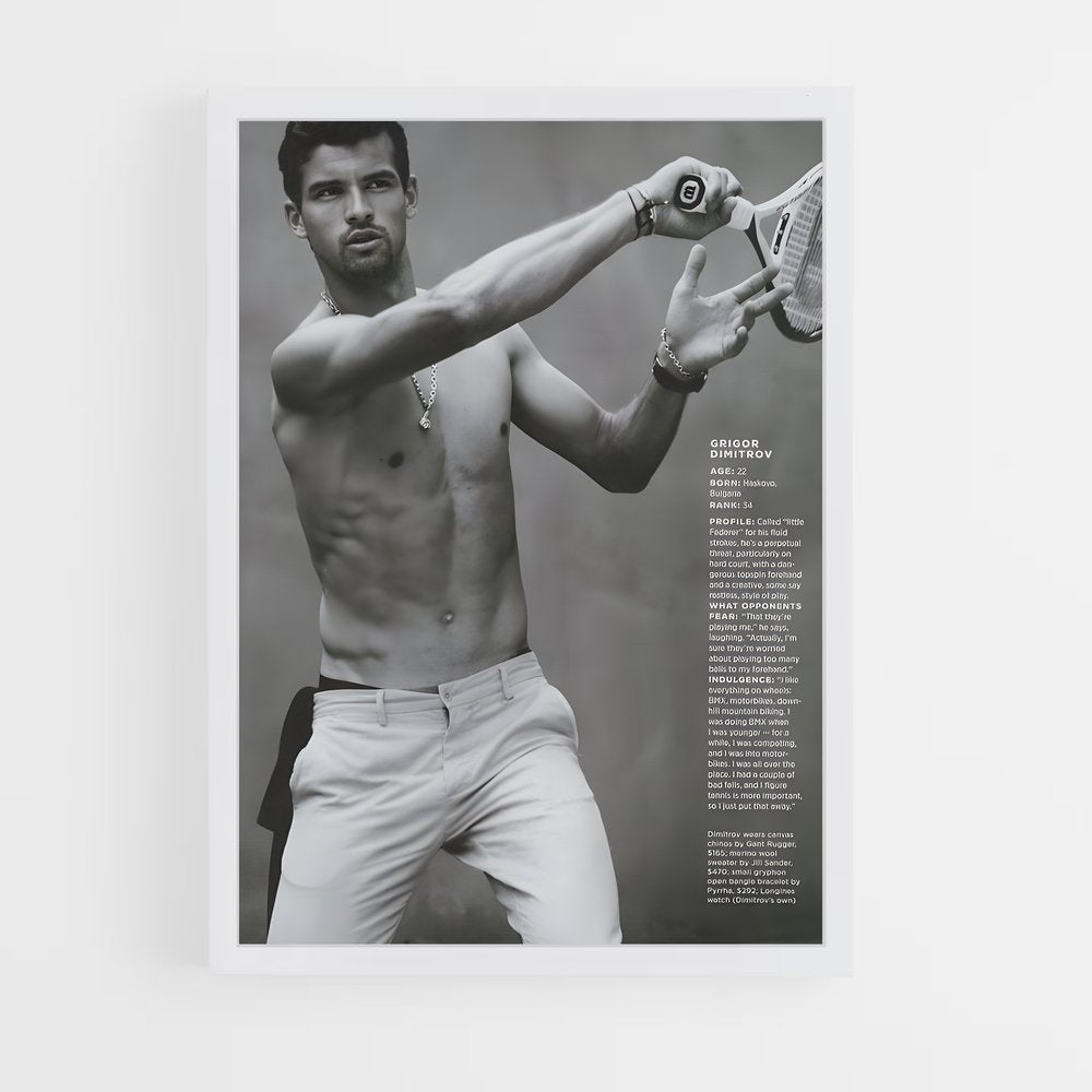 ap-grigor dimitrov-8 cadre Blanc