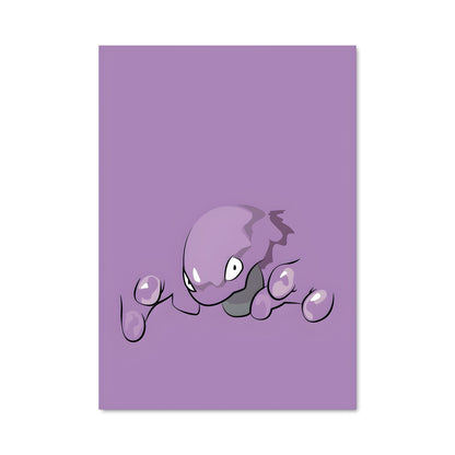 Poster Petite Baleine Violette