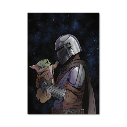 Poster Baby Yoda & The Mandalorian Adventure