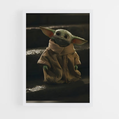 ap-grogu baby yoda-4 cadre Blanc