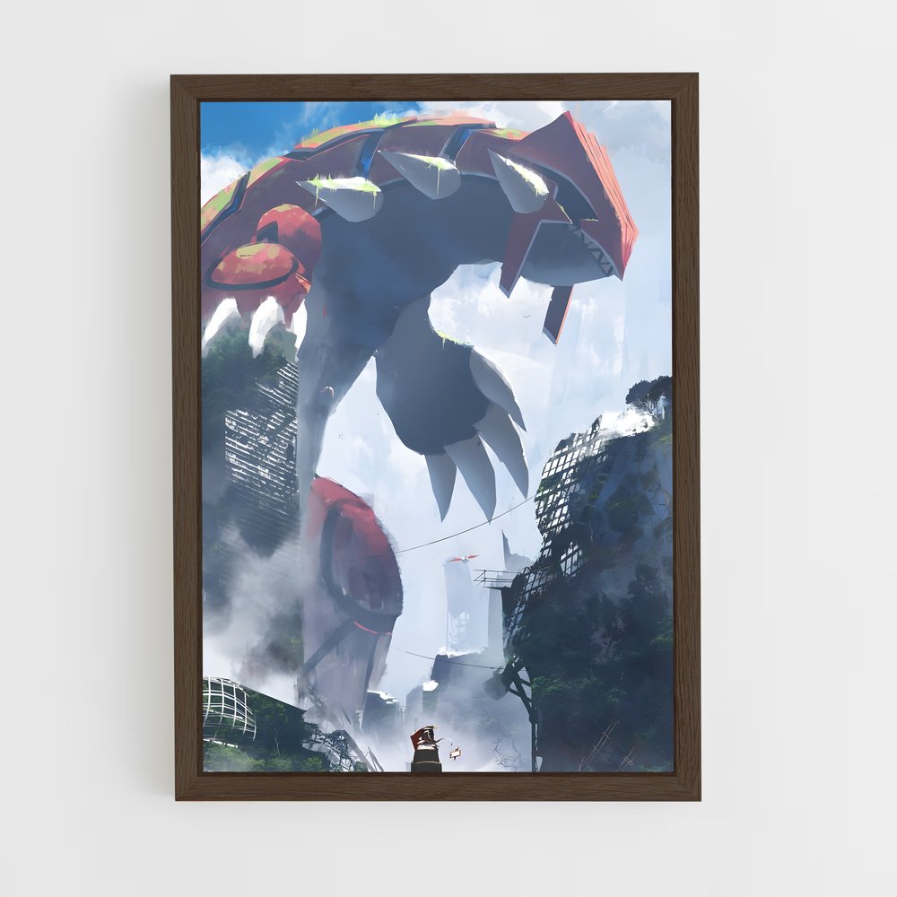 ap-groudon-3 cadre Bois foncé