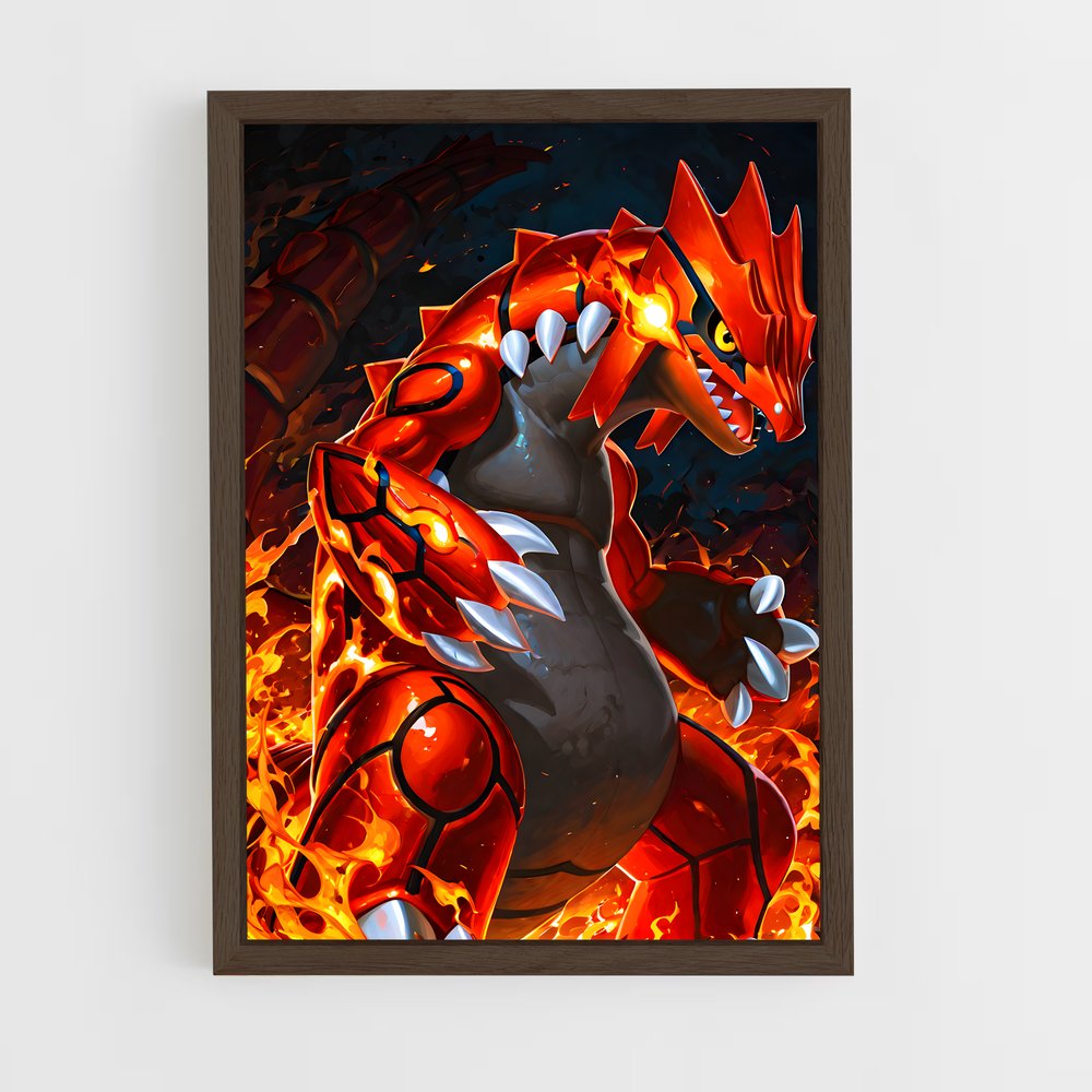 ap-groudon-4 cadre Bois foncé