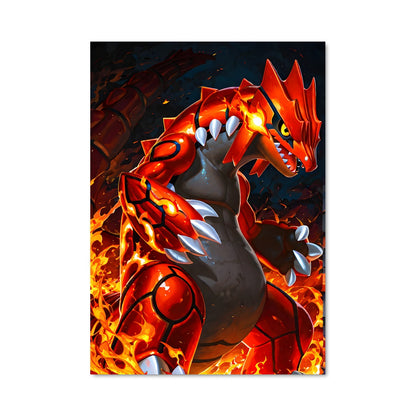 Poster Flamme de Groudon