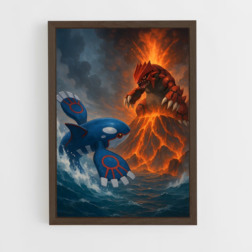 ap-groudon-5 cadre Bois foncé