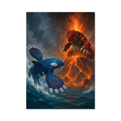 Poster Groudon en Détente