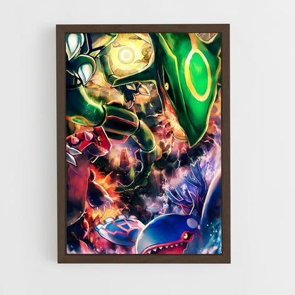 ap-groudon-6 cadre Bois foncé