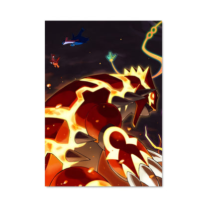 Poster Flamme de la Terresurvolante