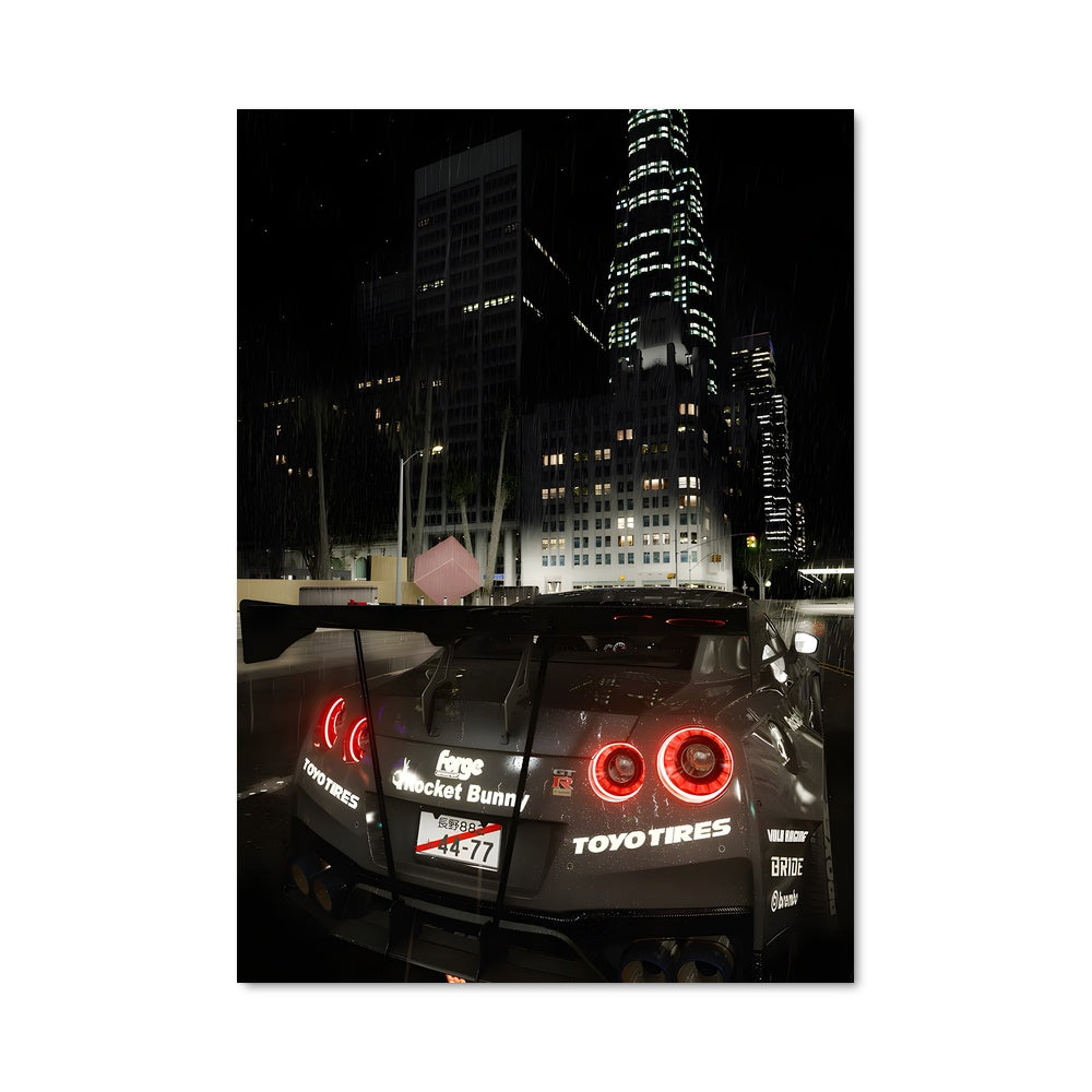 Poster Nuit Pluvieuse R35