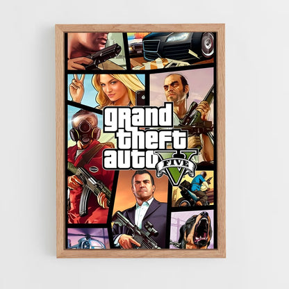 ap-gta v-10 cadre Bois clair