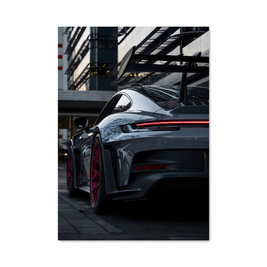 Poster Porsche Élégante
