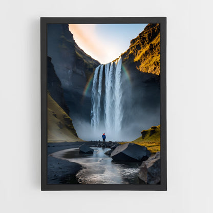 ap-gullfoss waterfall-11 cadre Noir