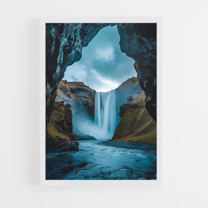 ap-gullfoss waterfall-8 cadre Blanc