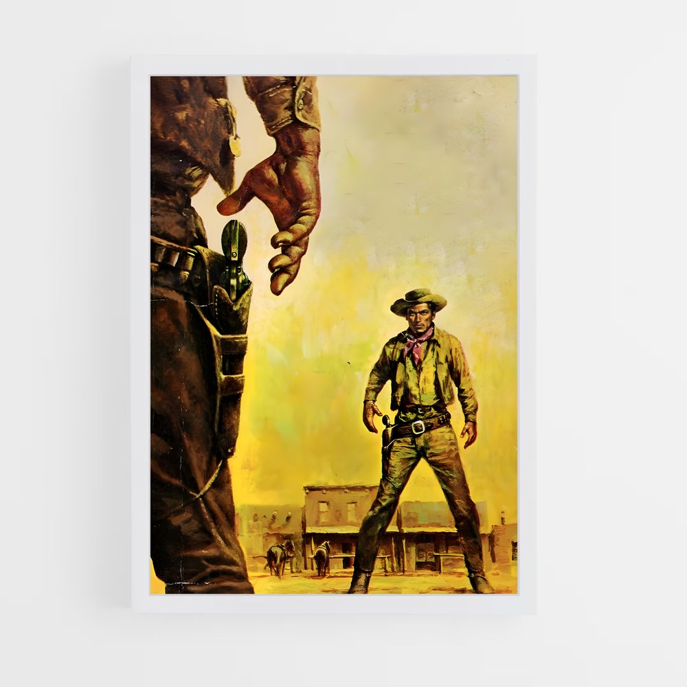 ap-gunfight-3 cadre Blanc