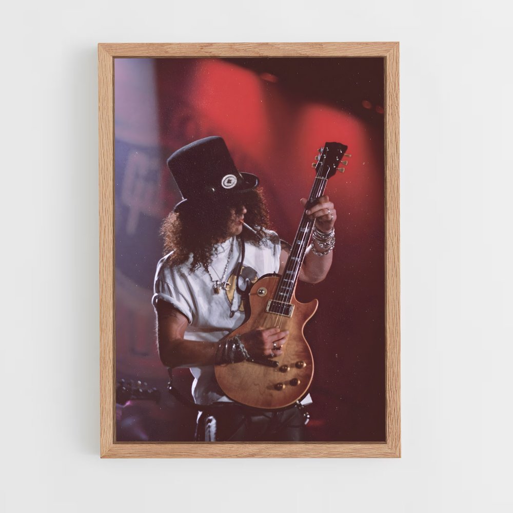 ap-guns n' roses-4 cadre Bois clair