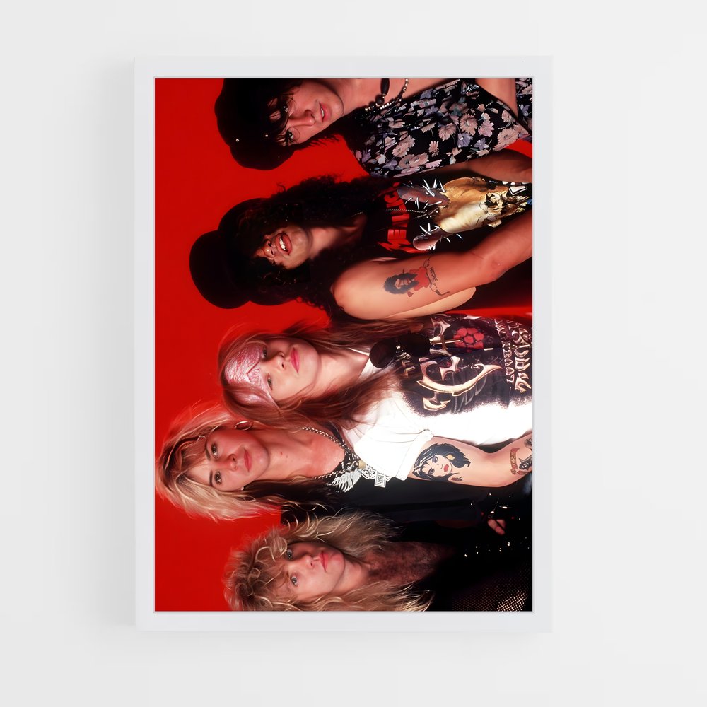 ap-guns n' roses-5 cadre Blanc