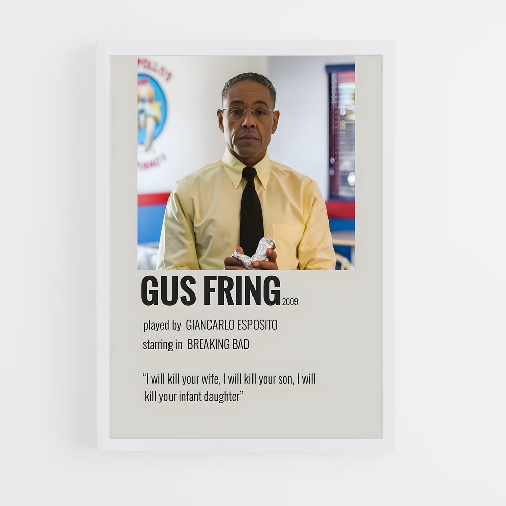 ap-gus fring-3 cadre Blanc