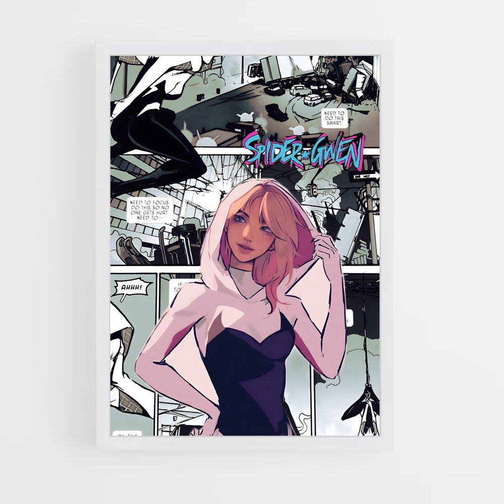 ap-gwen stacy-1 cadre Blanc