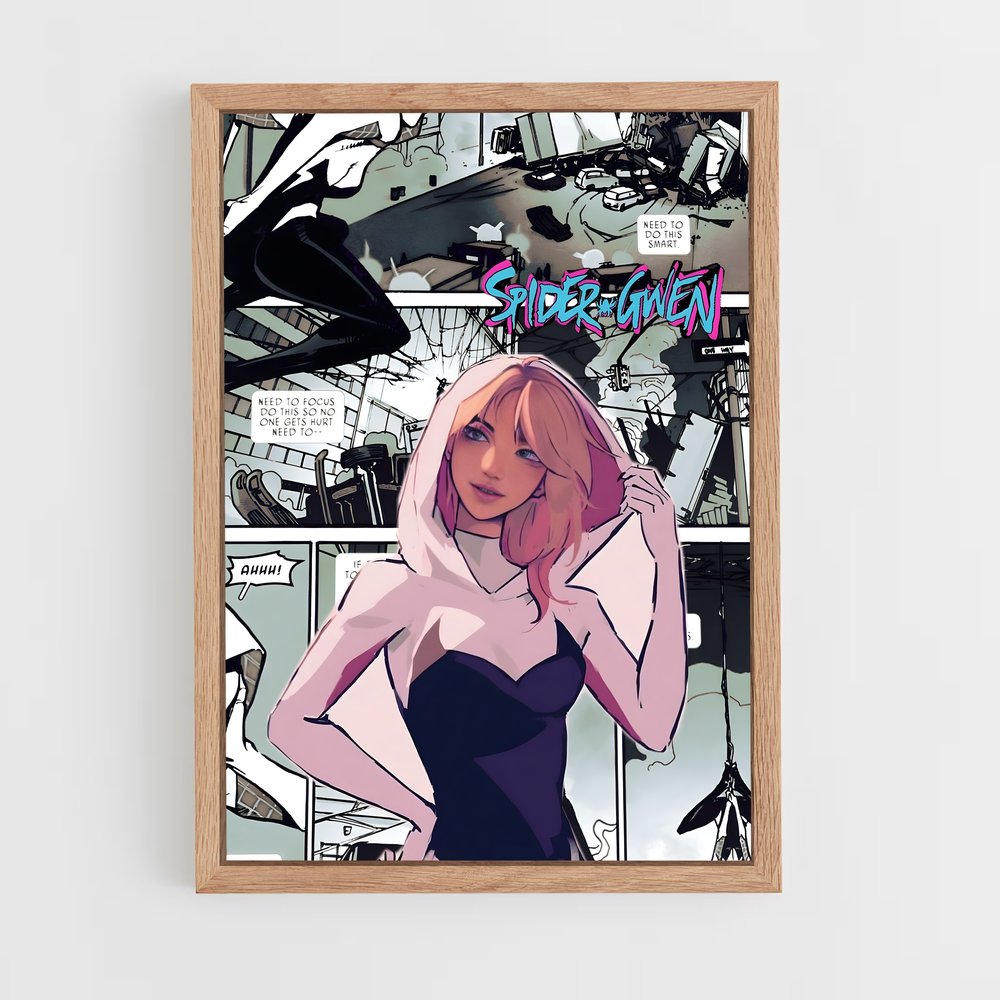 ap-gwen stacy-1 cadre Bois clair