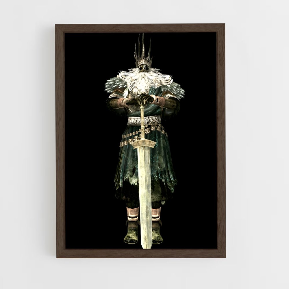 ap-gwyn dark souls-2 cadre Bois foncé