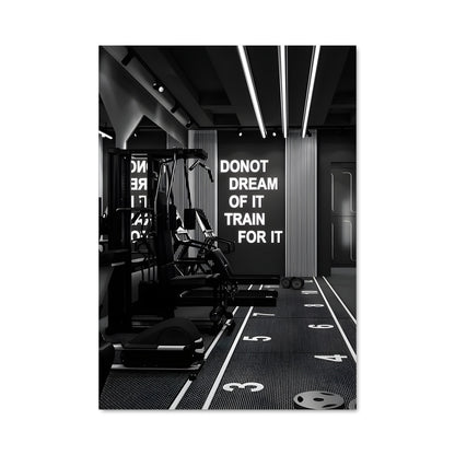Poster Combat Noir