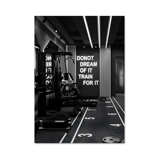 Poster Combat Noir