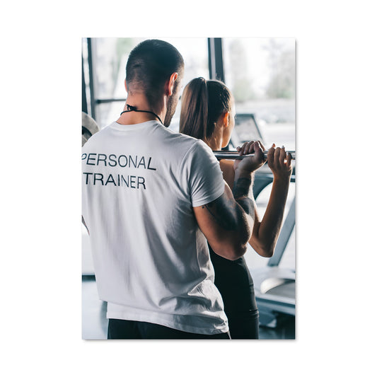 Poster Gym trainer 4998