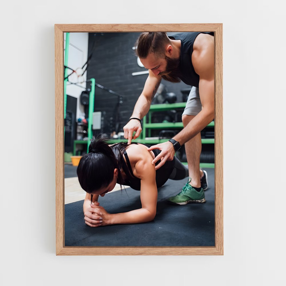 ap-gym trainer-3 cadre Bois clair