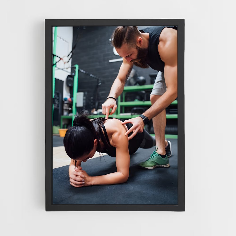 ap-gym trainer-3 cadre Noir