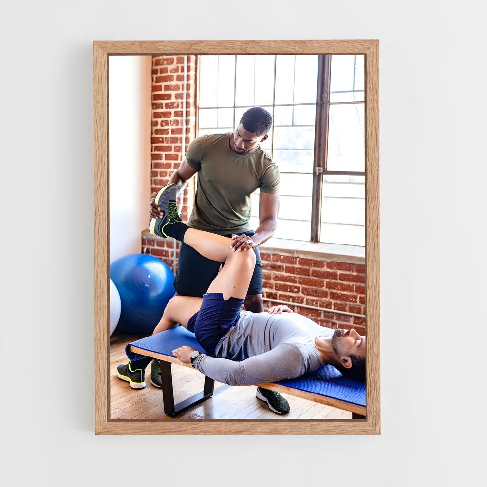 ap-gym trainer-5 cadre Bois clair