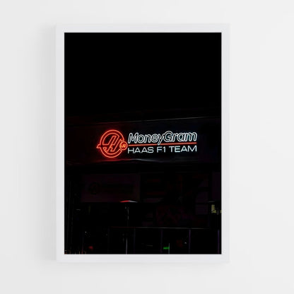 ap-haas f1 team-7 cadre Blanc