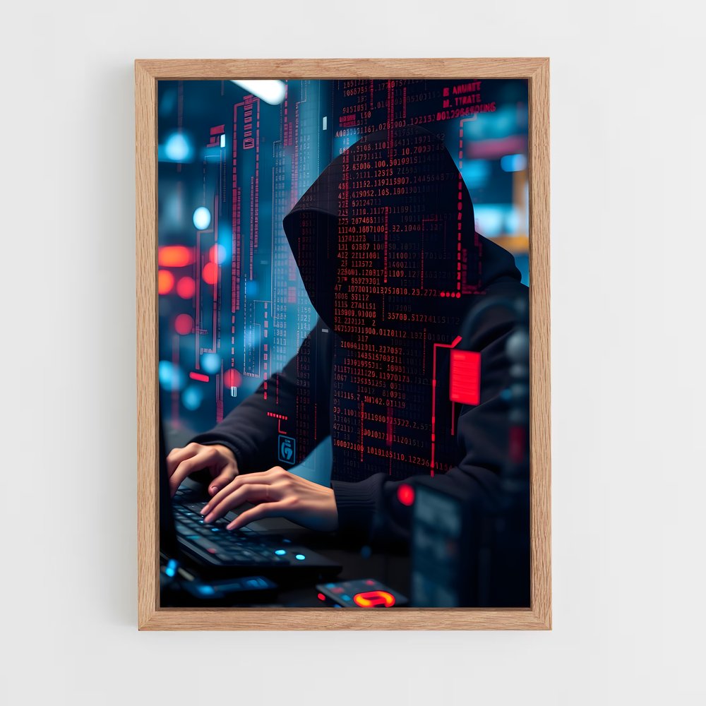 ap-hacker culture-9 cadre Bois clair