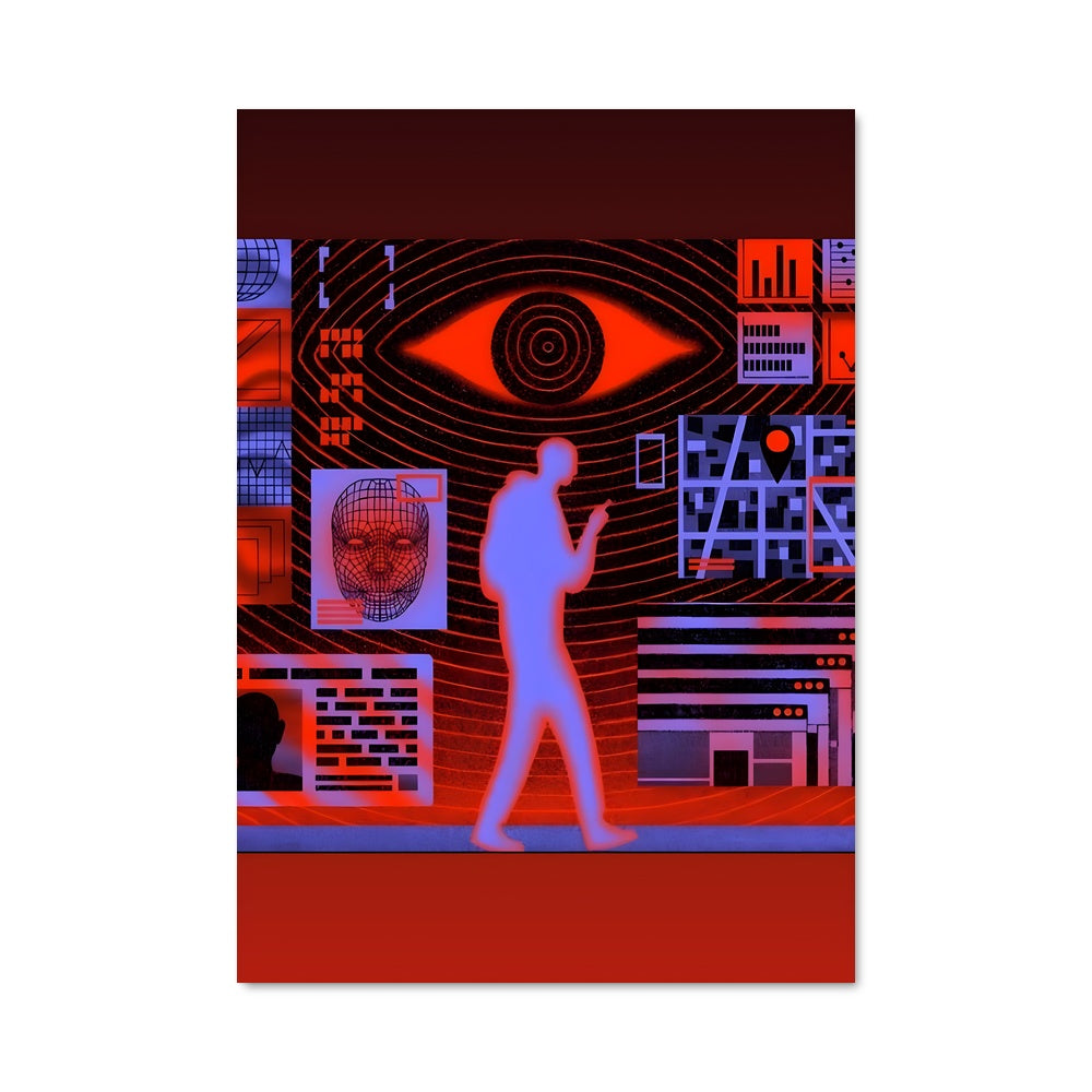 Poster Labyrinthe Rouge