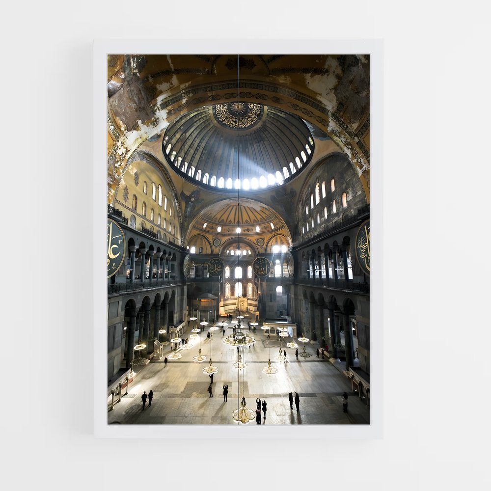 ap-hagia sophia-10 cadre Blanc