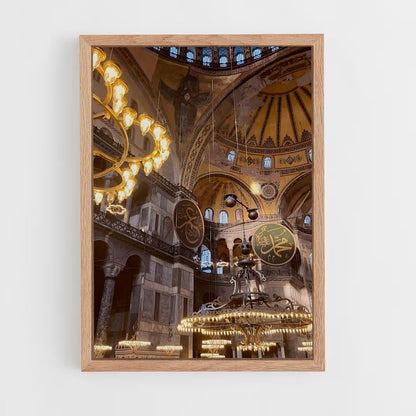 ap-hagia sophia-2 cadre Bois clair