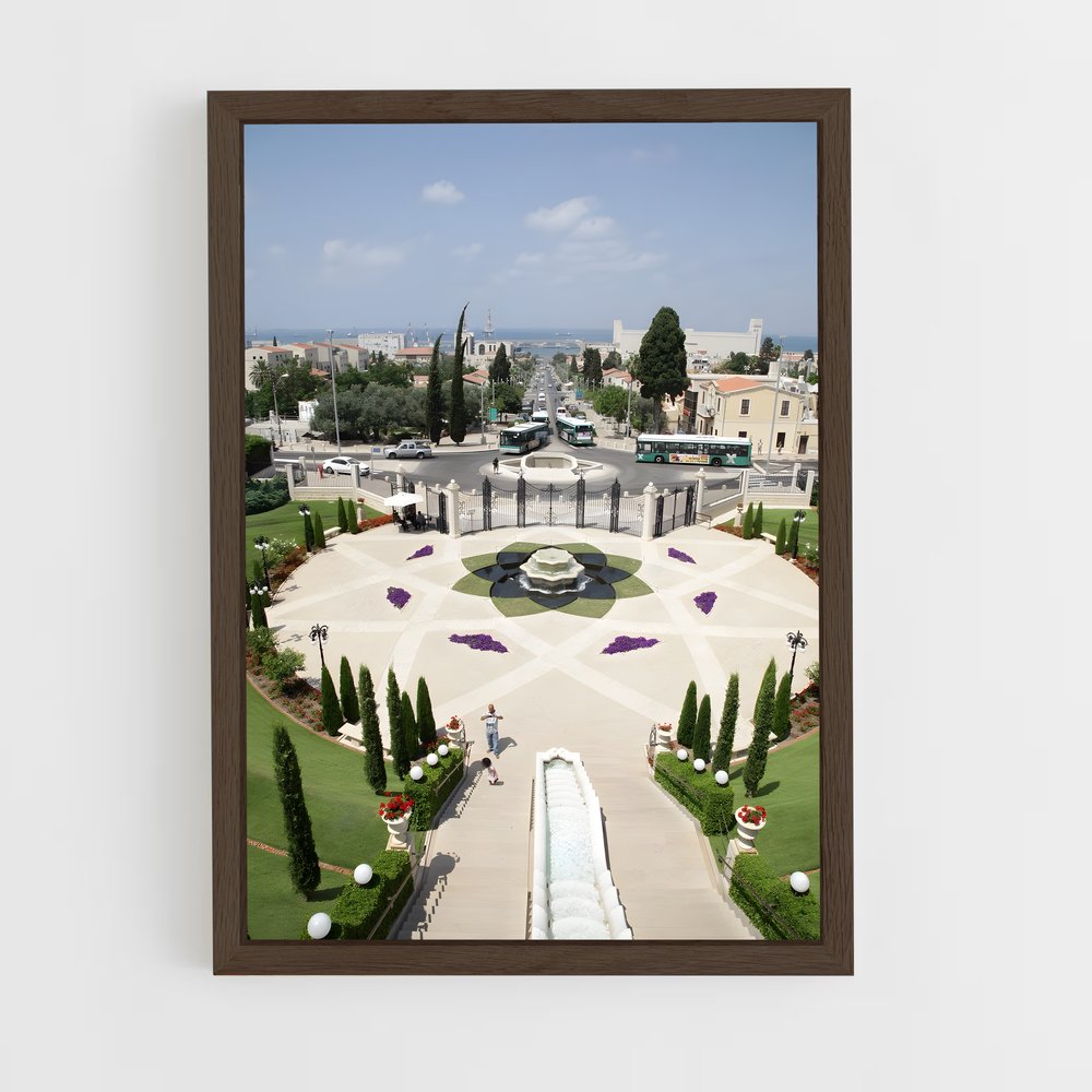 ap-haifa-10 cadre Bois foncé