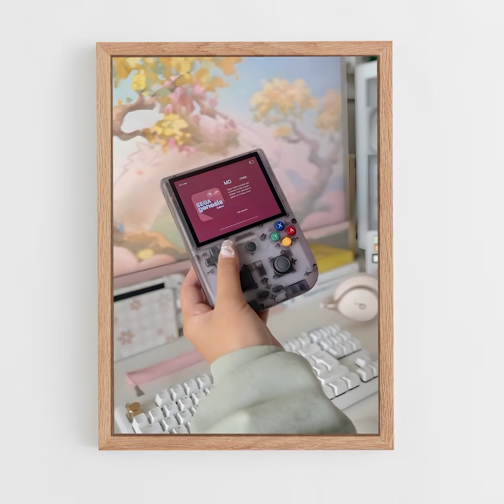 ap-handheld pc-1 cadre Bois clair