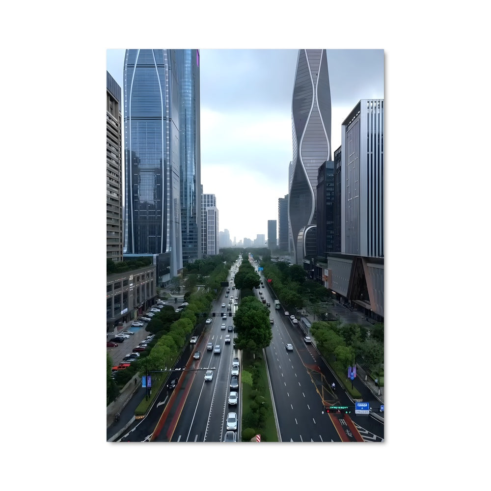 Poster Skyline de Hangzhou