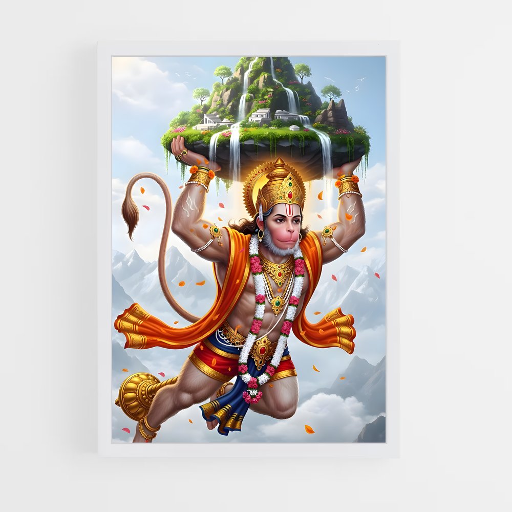ap-hanuman-22 cadre Blanc
