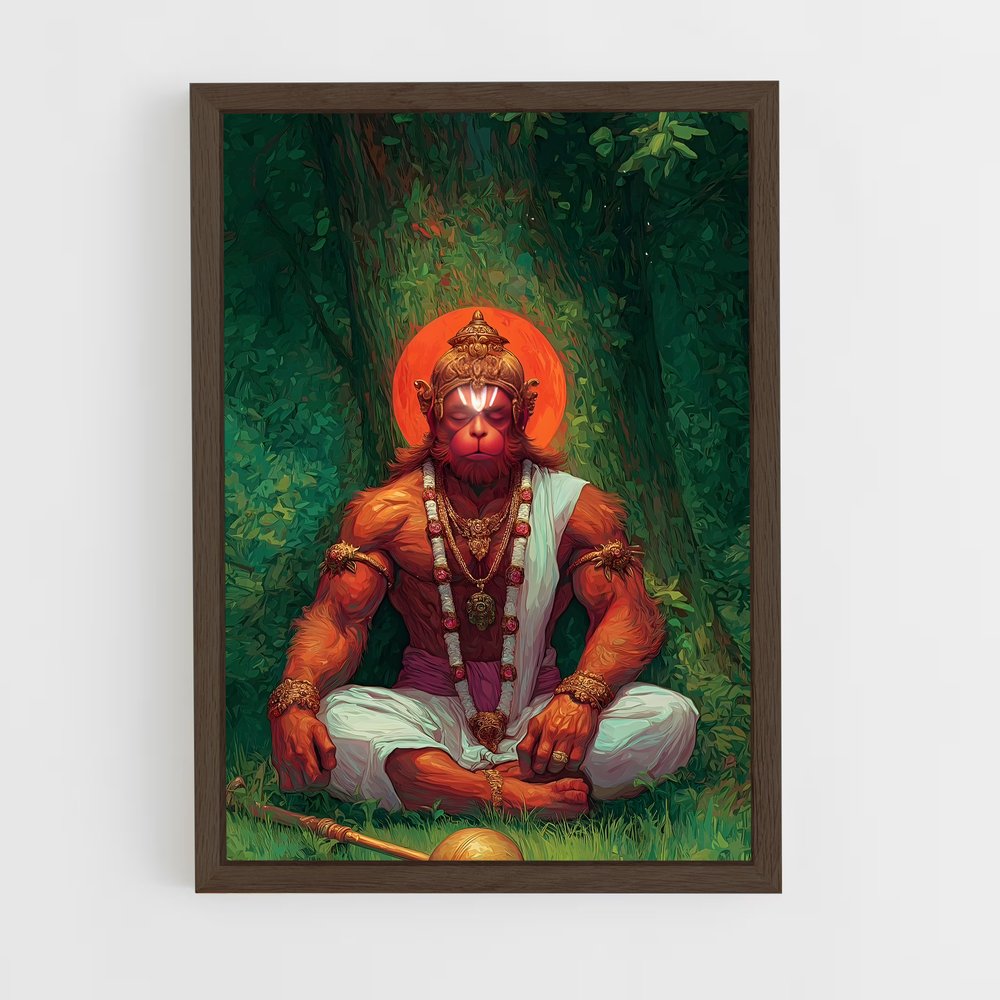 ap-hanuman-24 cadre Bois foncé