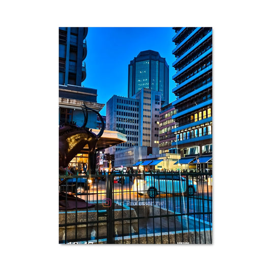 Poster Fontaine Urbaine