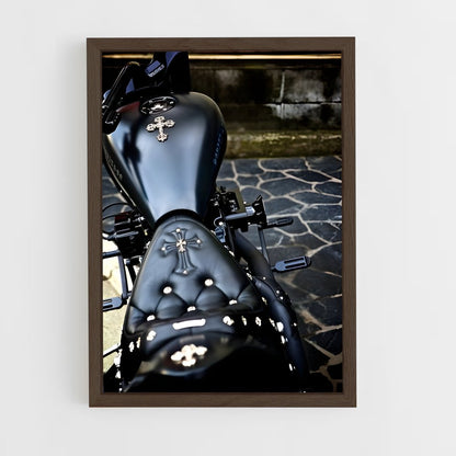 ap-harley davidson-4 cadre Bois foncé