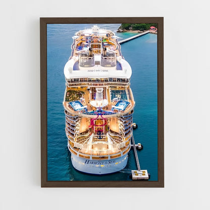 ap-harmony of the seas-1 cadre Bois foncé