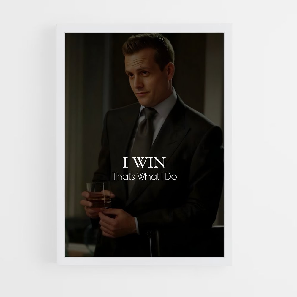 ap-harvey specter-10 cadre Blanc