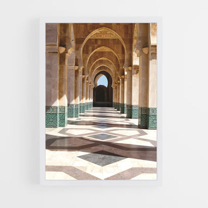 ap-hassan ii mosque casablanca-3 cadre Blanc