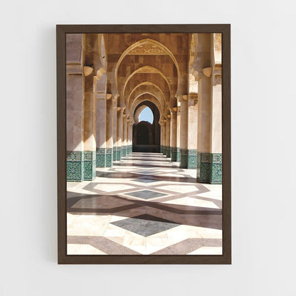 ap-hassan ii mosque casablanca-3 cadre Bois foncé