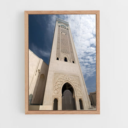 ap-hassan ii mosque casablanca-4 cadre Bois clair